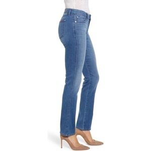 7 For All Mankind Blue Straight Leg Jeans